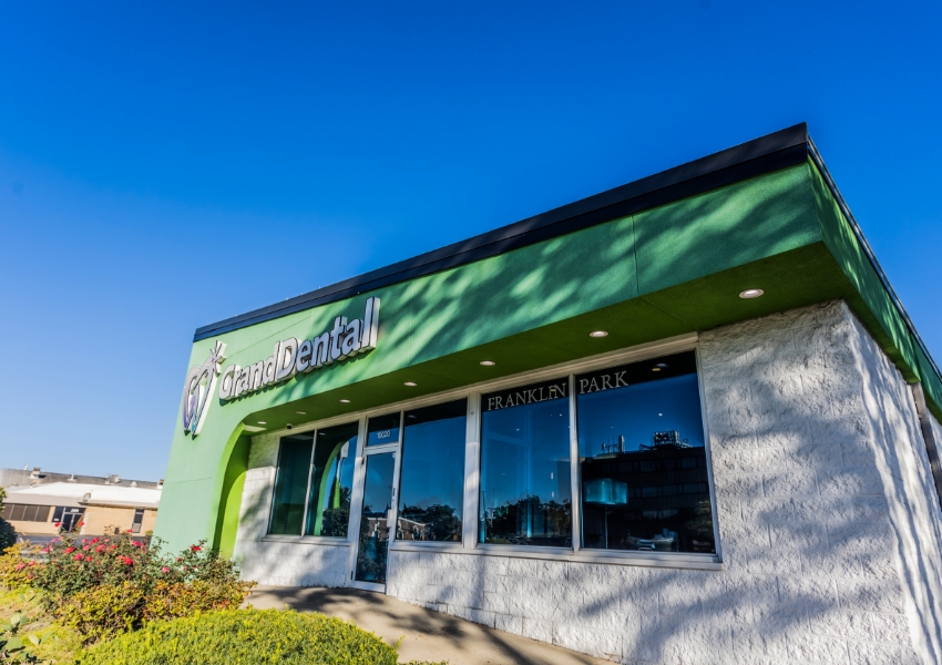Outside view of Grand Dental Franklin Park