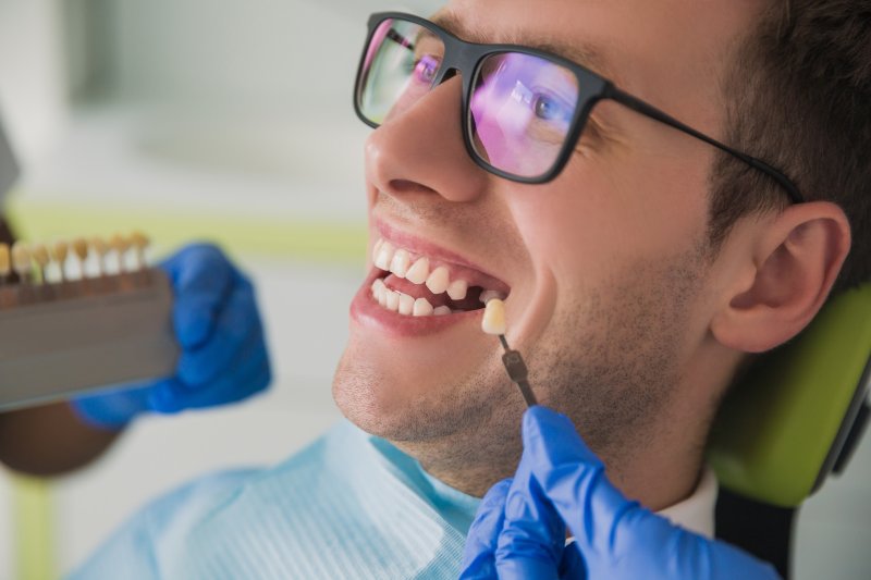 young man with a missing tooth